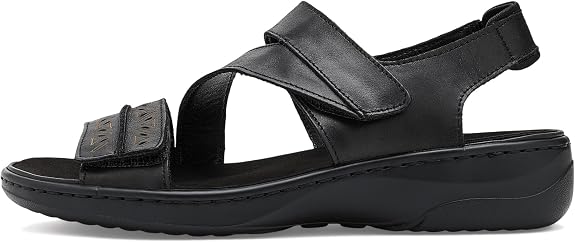 PR-I1 (Propet women's 2E width garnet sandals black) 82698200