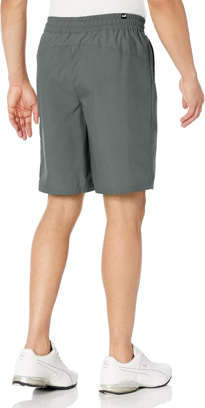 PA-I11 (Puma essentials no. 1 logo woven cargo shorts 9" castle rock) 12593500