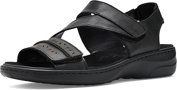 PR-I1 (Propet women's 2E width garnet sandals black) 82698200