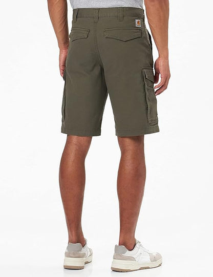 CHA-J6 (Carhartt rugged flex relaxed fit canvas cargo work shorts tarmac) 82496052