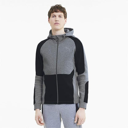 PA-M5 (Evostripe full zip hoodie medium grey/heather) 102196000