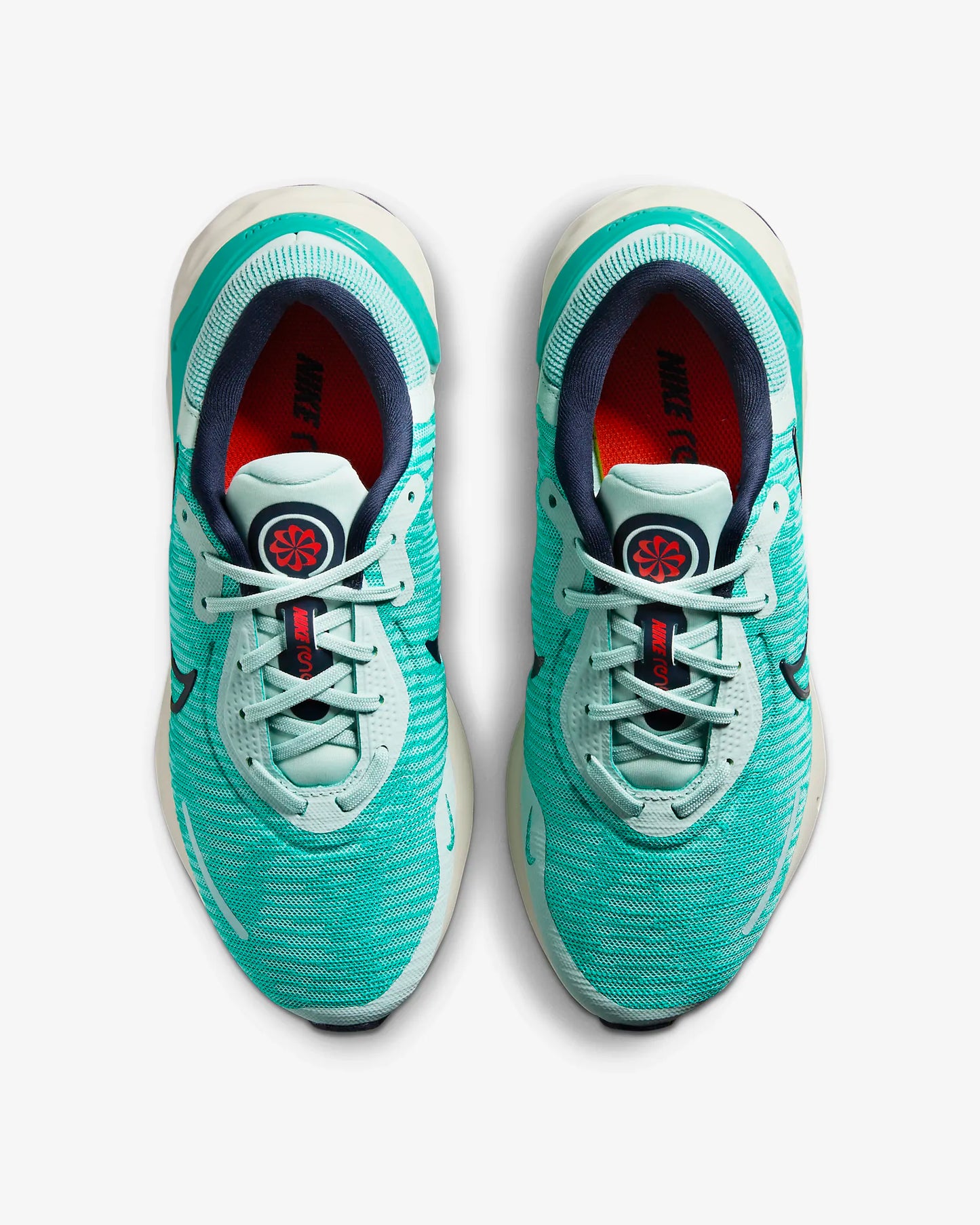 N-G136 (Nike womens renew run 4 jade ice/obsidian/jade clear) 92398184