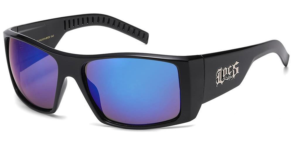 L-P5 (Locs sunglasses extra large black - blue lens) 9269956