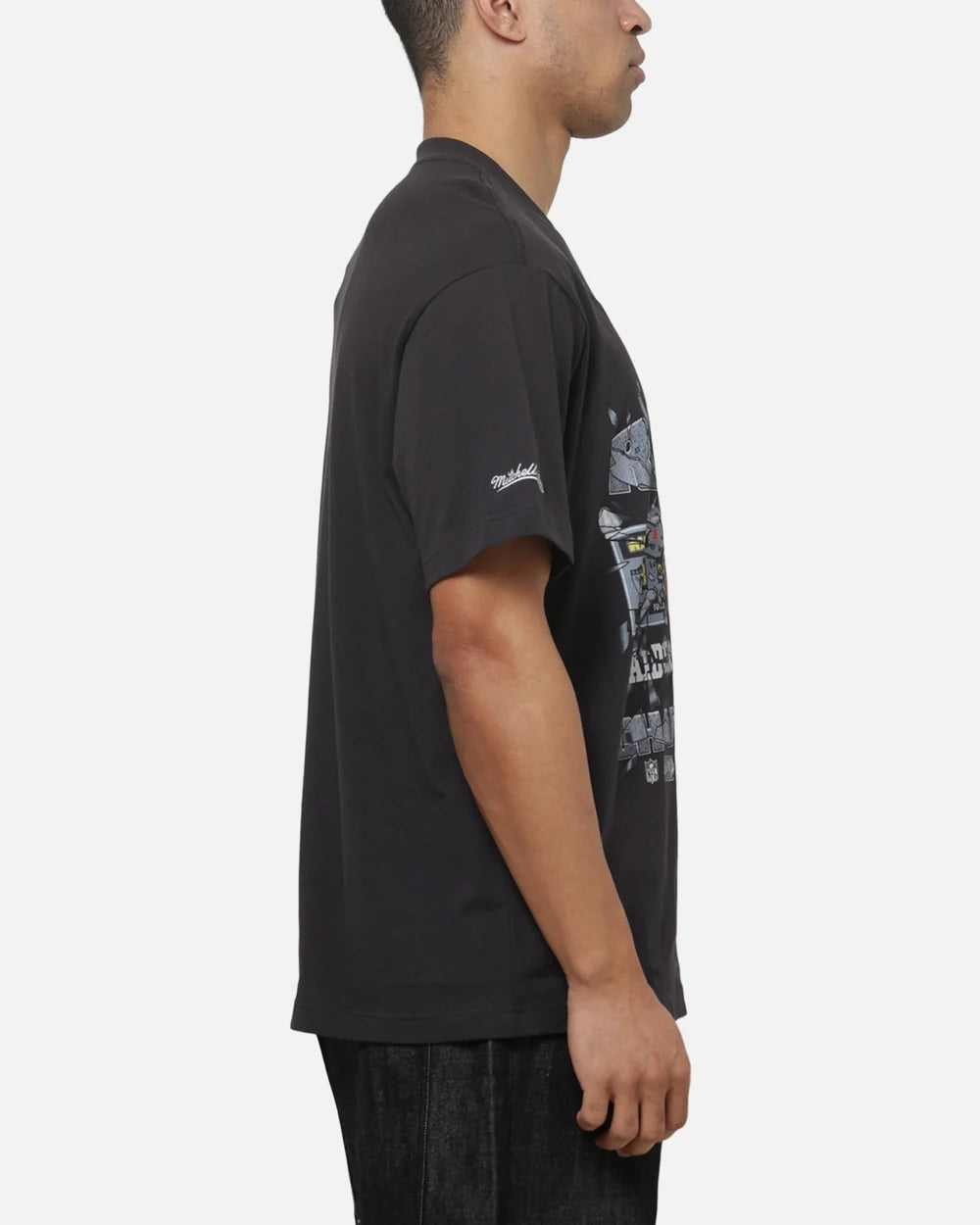 MNA-S53 (Mitchell & ness las vegas raiders smashed scoreboard tee washed black) 92693043