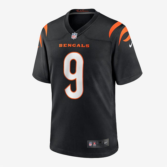 NA-L43 (Nike NFL cincinnati bengals joe burrow home game jersey black) 112398261