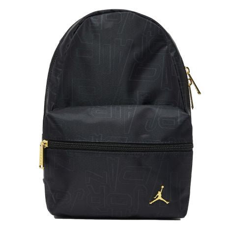 NE-P25 (Nike jordan mini backpack bag black/metallic gold) 72493996