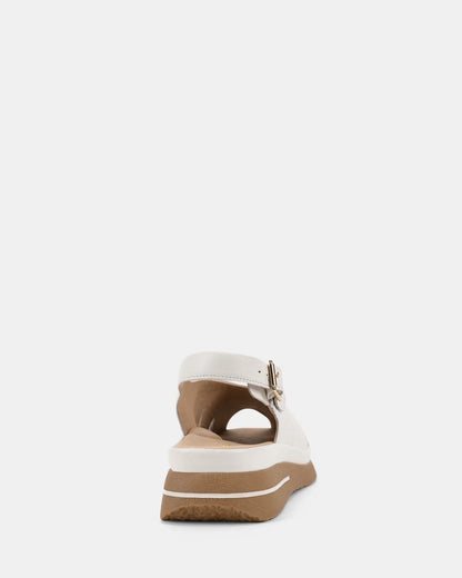 HP-P4 (Hush puppies kazoo sandals white) 52694300