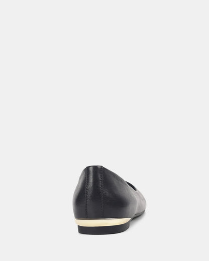HP-W4 (Hush puppies blythe leather women's shoe black) 82697847