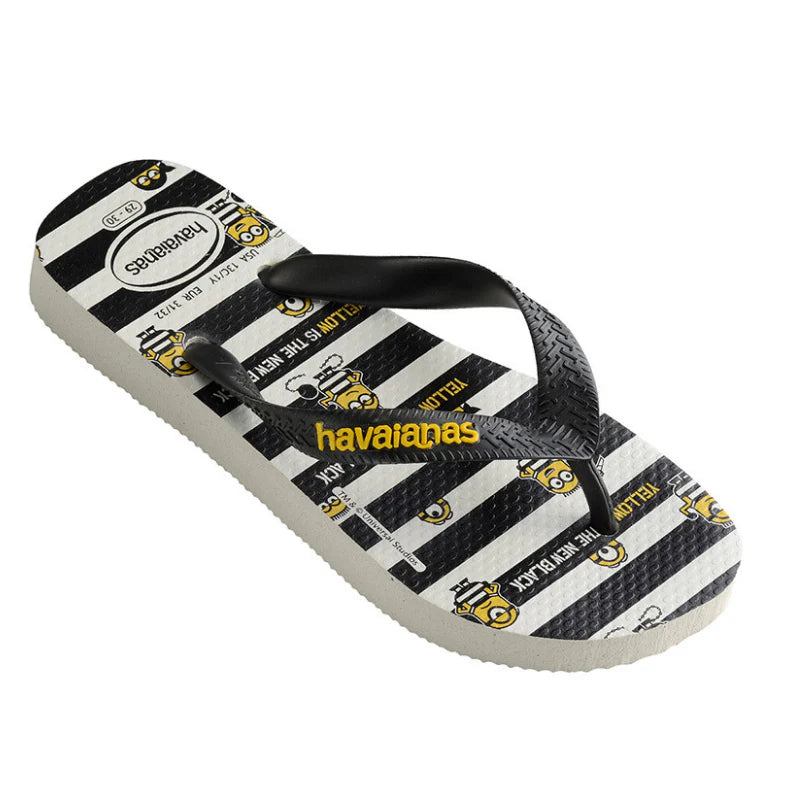 HA-KE4 (HAVAIANAS KIDS MINION 0128 WHT/BLK) 101891400