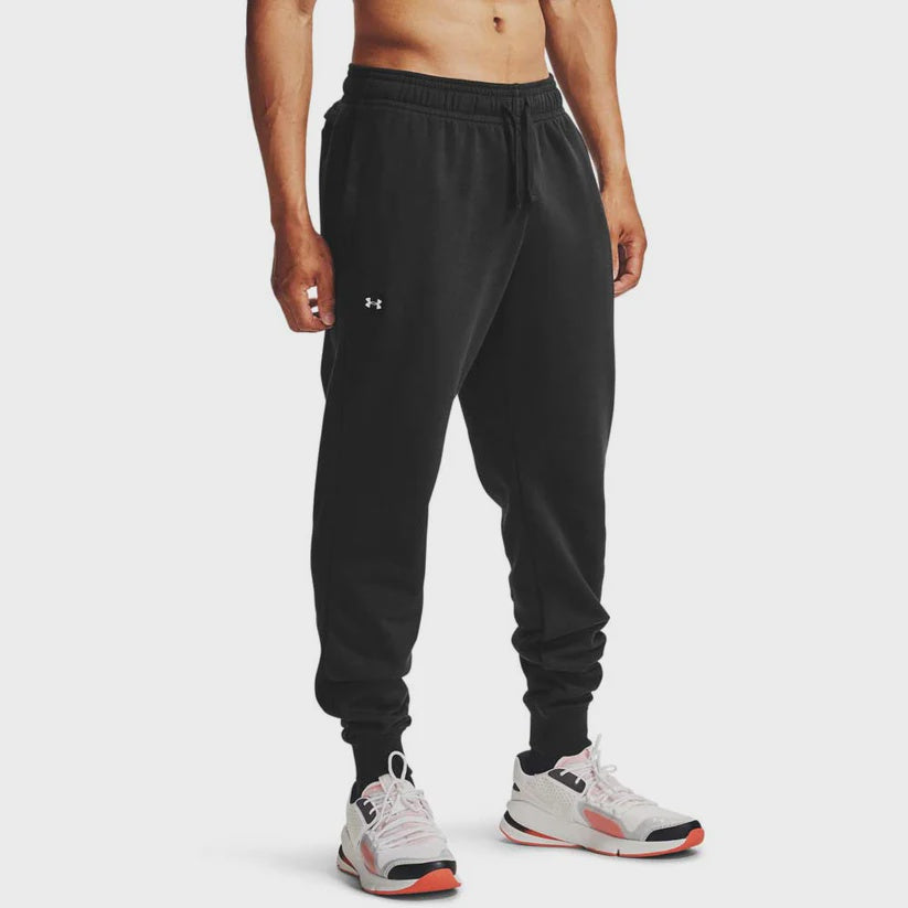 UAA-W5 (Mens rival fleece jogger black/onyx/white) 42293913