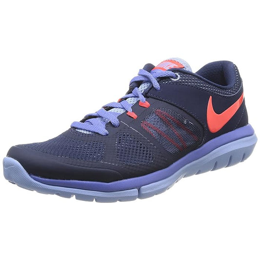 N-X74 (NIKE WMNS FLEX 2014 RN - NAVY/ORANGE/BLU) 21597161