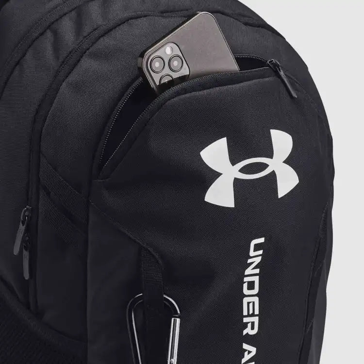UAE-S14 (Under armour unisex hustle 6.0 backpack black/white) 112593913