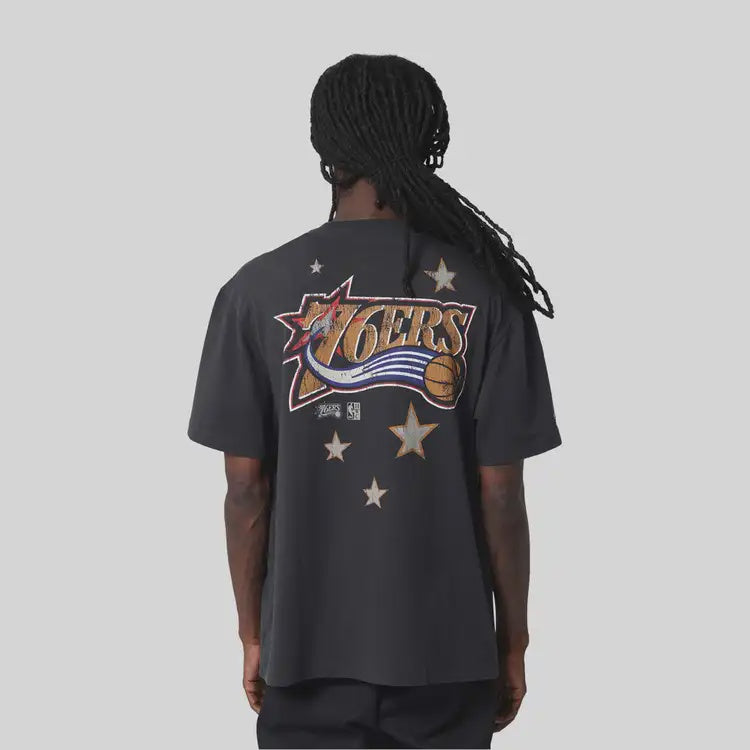 MNA-U50 (Mitchell & ness nba dunk tee philadelphia 76ers allen iverson washed black) 42693043