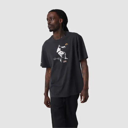 MNA-U50 (Mitchell & ness nba dunk tee philadelphia 76ers allen iverson washed black) 42693043
