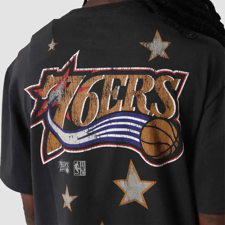 MNA-U50 (Mitchell & ness nba dunk tee philadelphia 76ers allen iverson washed black) 42693043