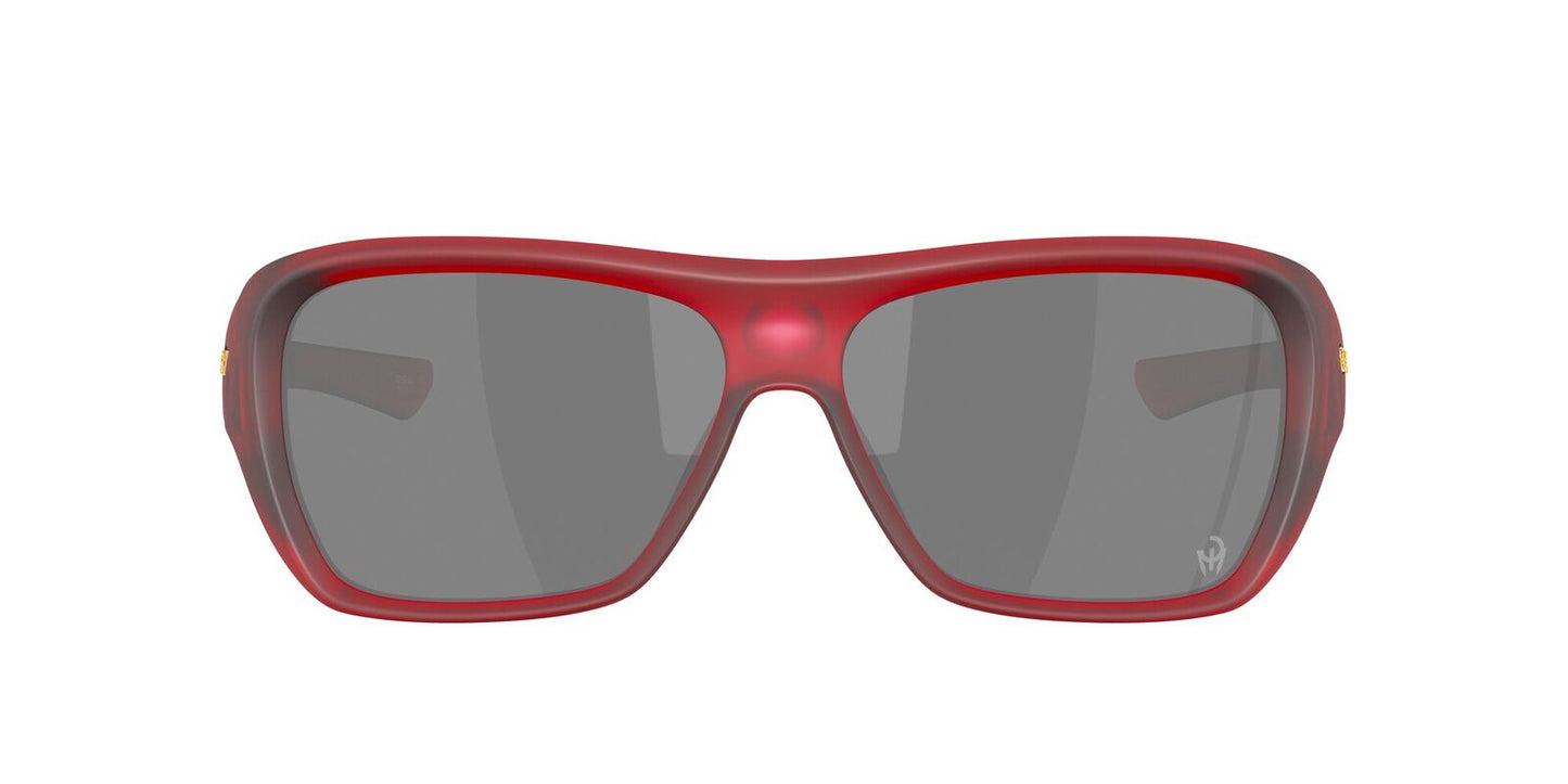 OK-Q (Oakley chaminade matte transparent red frame with prizm black lenses) 925914104