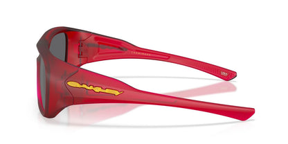 OK-Q (Oakley chaminade matte transparent red frame with prizm black lenses) 925914104