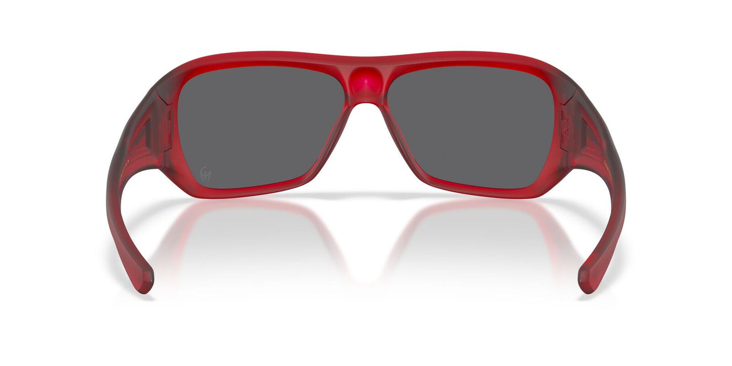 OK-Q (Oakley chaminade matte transparent red frame with prizm black lenses) 925914104