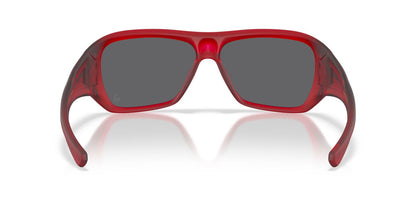 OK-Q (Oakley chaminade matte transparent red frame with prizm black lenses) 925914104