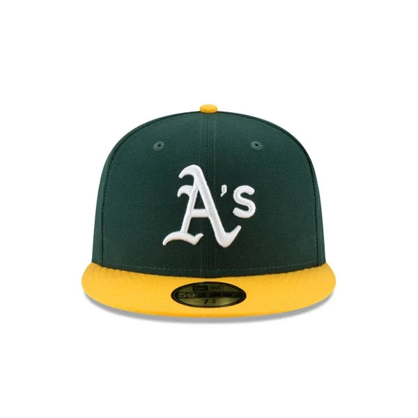 NEC-R43 (New era 5950 retro crown A frame otc oakland athletics dkg/white fitted hat) 102294000