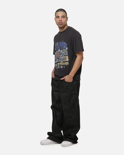 MNA-U53 (Mitchell & ness los angeles rams smashed scoreboard tee washed black) 92693043
