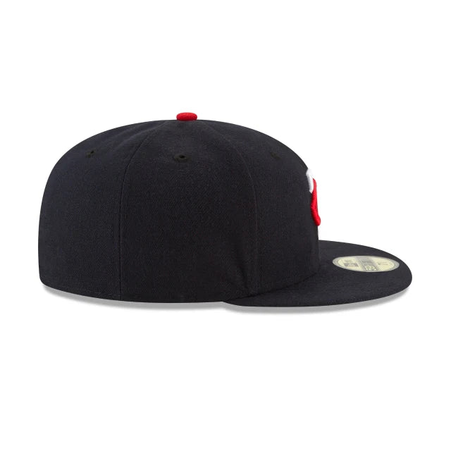 NEC-Y66 (New era 5950 mlb minnesota twins in official team colours fitted hat) 82593750