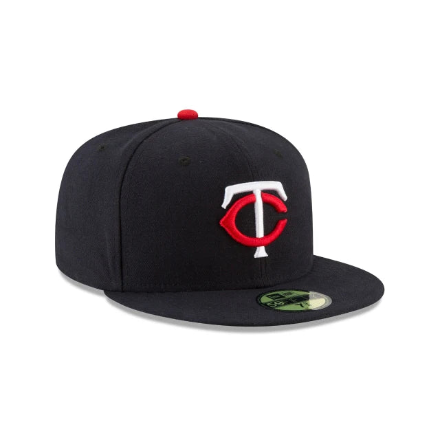 NEC-Y66 (New era 5950 mlb minnesota twins in official team colours fitted hat) 82593750