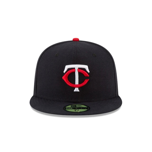 NEC-Y66 (New era 5950 mlb minnesota twins in official team colours fitted hat) 82593750