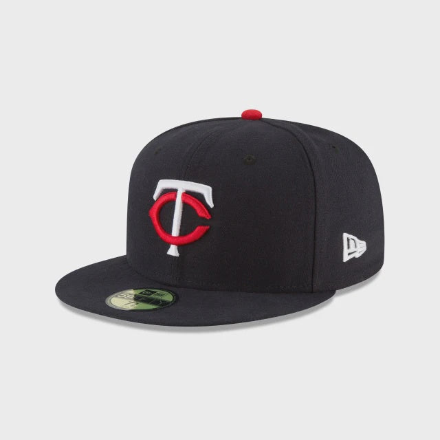 NEC-Y66 (New era 5950 mlb minnesota twins in official team colours fitted hat) 82593750