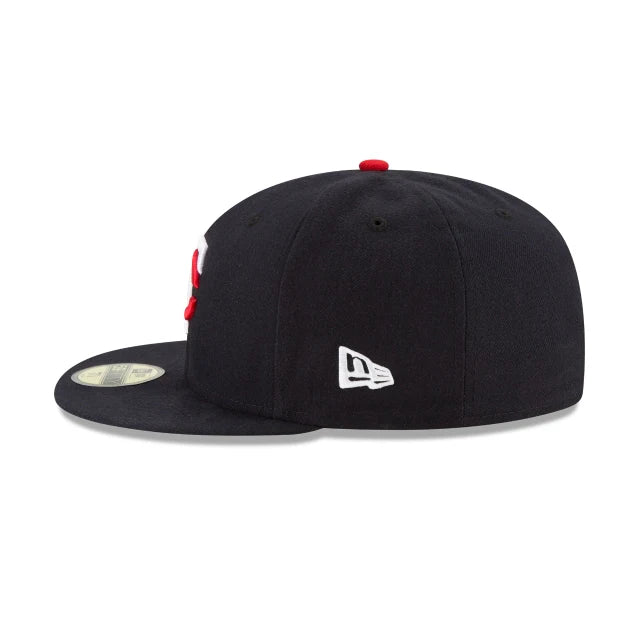 NEC-Y66 (New era 5950 mlb minnesota twins in official team colours fitted hat) 82593750