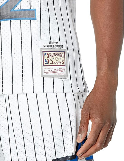 MNA-B45 (Mitchell & ness swingman jersey magic shaquille o'neal 93-94 home white) 72598260