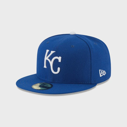 NEC-X66 (New era 5950 mlb kansas city royals in official team colours fitted hat) 82593750