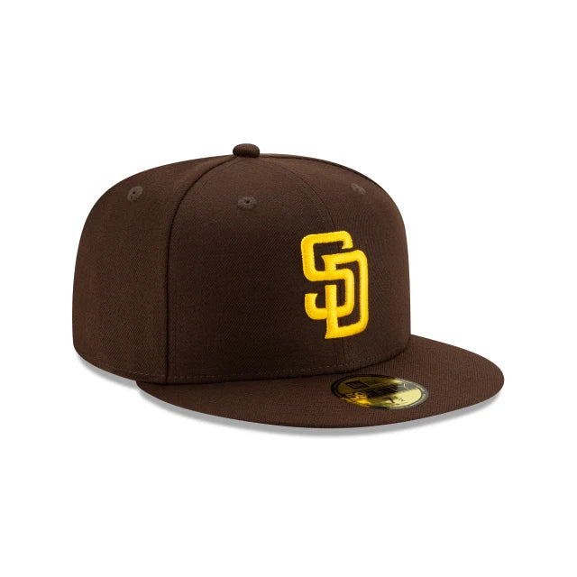 NEC-P65 (New era 5950 authentic collection san diego padres fitted hat) 62593750