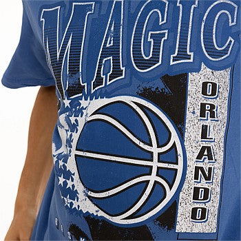 MNA-G23 (Mitchell and ness brush off tee magic faded black) 122293478