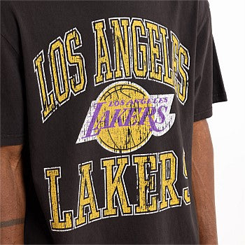 MNA-N22 (Mitchell and ness vintage hwc ivy arch clr tee lakers faded black) 102293478