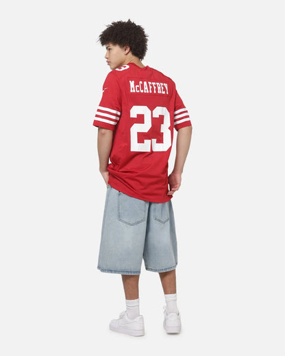 NA-F50 (Nike nfl san francisco 49ers christian mc caffrey #23 home game jersey gym red) 926910000