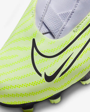 N-S135 (Nike jr phantom gx academy fg/mg barely volt/gridiron/barely grape) 52395115 NIKE