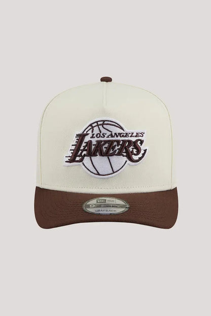 NEC-K72 (New era 950 A frame chocolate 2 tone los angeles lakers osfm chrome chocolate snapback osfm) 12693290
