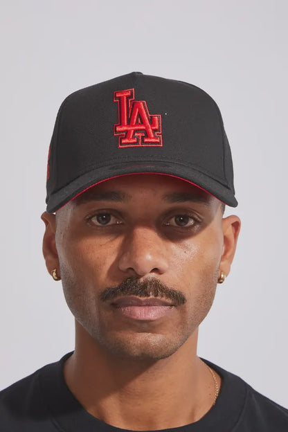 NEC-H65 (New era 940 A frame los angeles dodgers black scarlet snapback black/scarlet red UV osfm) 52592670