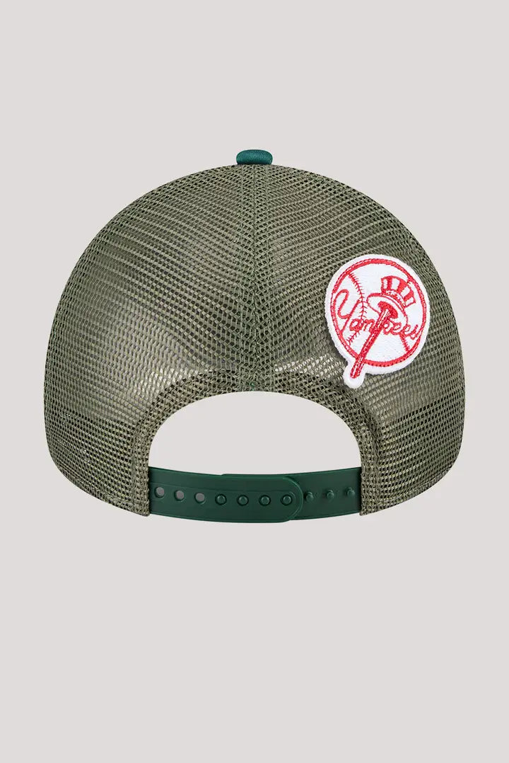 NEC-L70 (New era 940 A frame puff trucker new york yankees optic white/green osfm) 112592890