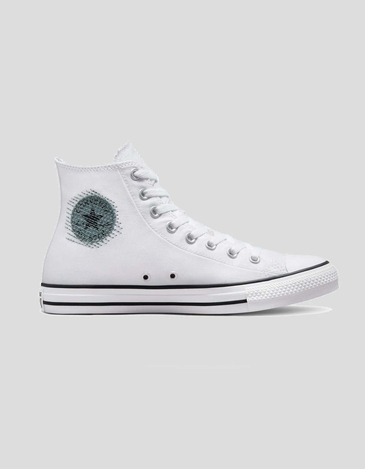 CT-D37 (Converse ct summer utility hi white/tidepool grey/black) 52395650 CONVERSE