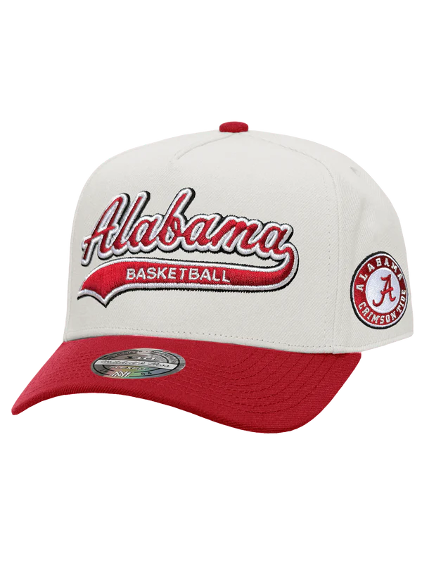 MNA-E49 (Mitchell & ness tailsweep 110 albama snapback white cream/red osfm) 112593043