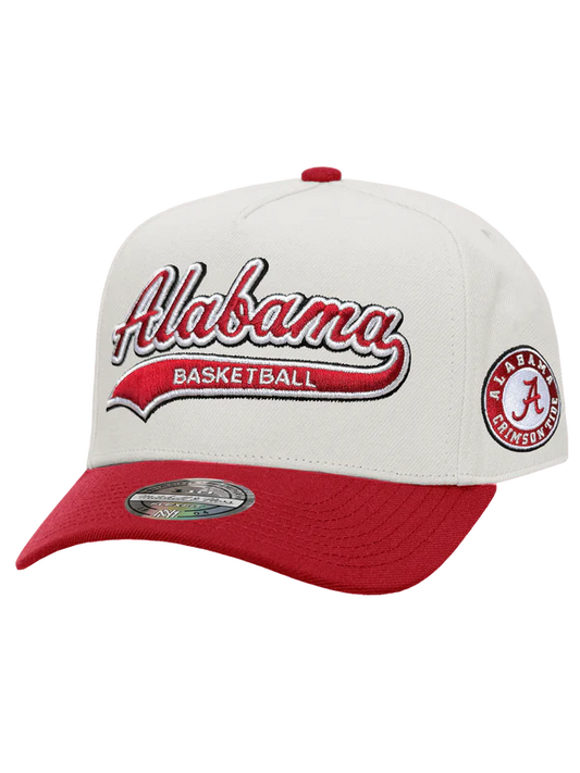 MNA-E49 (Mitchell & ness tailsweep 110 albama snapback white cream/red osfm) 112593043
