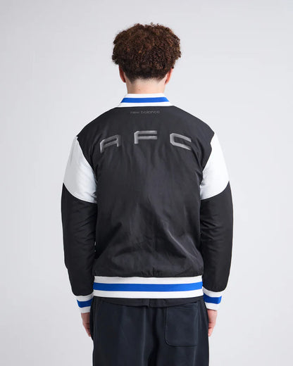 AFC-C (Aucland football club 25/26 unisex panel bomber jacket black/blue) 92591000