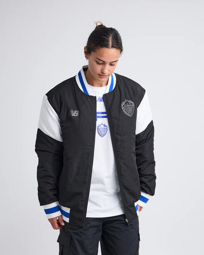 AFC-C (Aucland football club 25/26 unisex panel bomber jacket black/blue) 92591000