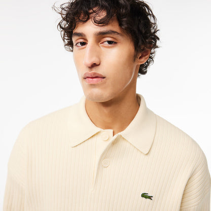 LCA-D21 (Lacoste french iconics relaxed fit cotton sweater white/navy)