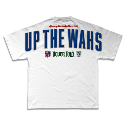 CTZ-H1 (Neverfold retro 1995 mascot auckland warriors heavy weight box fit t-shirt white) 82694499