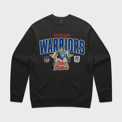 CTZ-E1 (Neverfold retro 1995 mascot auckland warriors relax crew black) 82696000