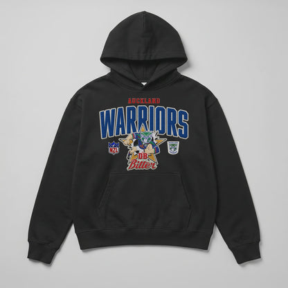 CTZ-D1 (Neverfold retro 1995 mascot auckland warriors relax hoodie black) 82696499