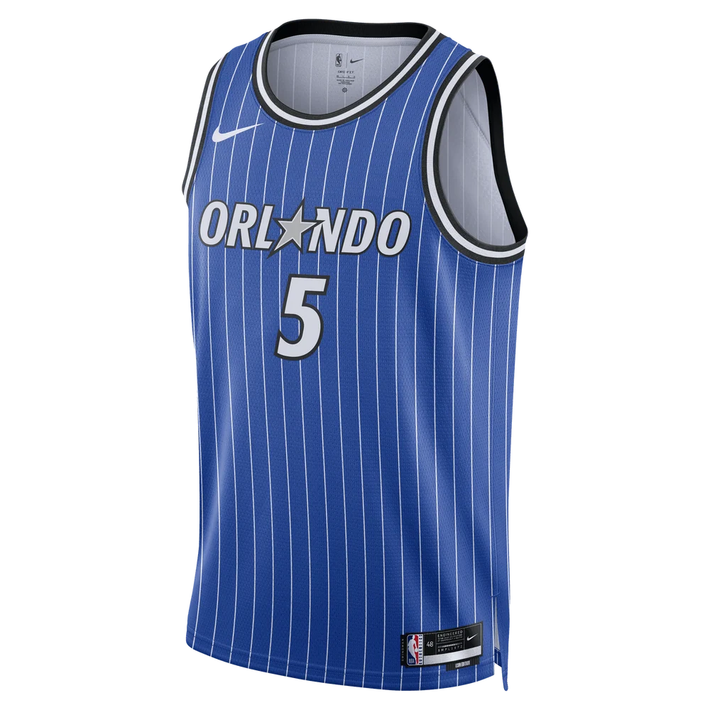 NA-T50 (Nike pablo banchero orlando magic icon edition nba swingman jersey game blue) 92696435